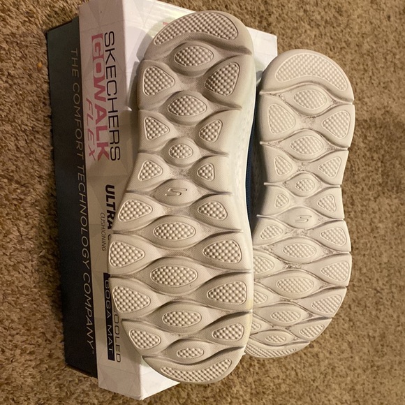 Skechers Go Walk Flex Navy size 7 - Picture 3 of 6